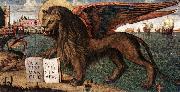 CARPACCIO, Vittore The Lion of St Mark (detail) dsf oil painting